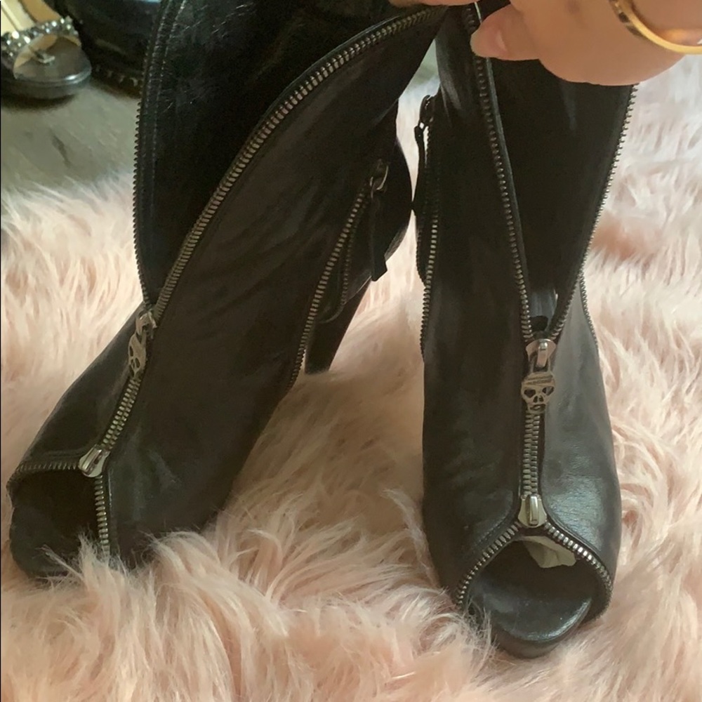 Alexander McQueen Leather Heels